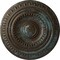 Ekena Millwork Artis Ceiling Medallion (Fits Canopies up to 6 7/8"), 15 3/4"OD x 1 3/8"P, Bronze Blue Patina CM15ARBBS - alternate 1